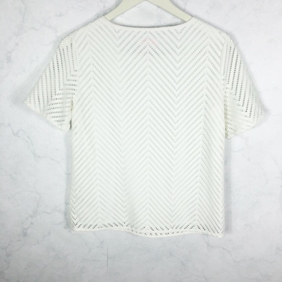 [Tory Burch] Zig Zag Lace Top - Picture 2 of 2